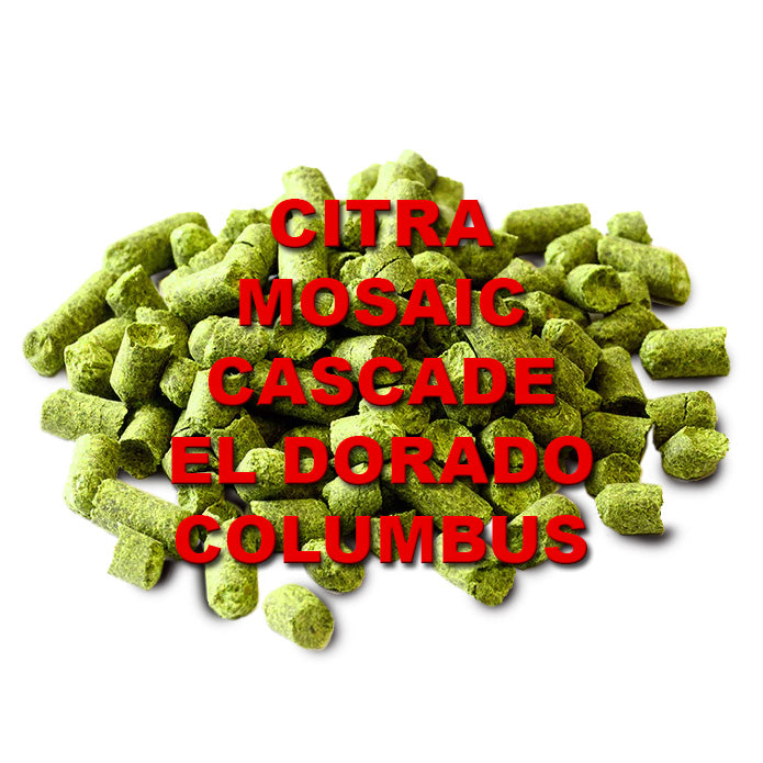 Hops Mix Pack #1 (Citra, Mosaic, Cascade, El Dorado, Columbus)