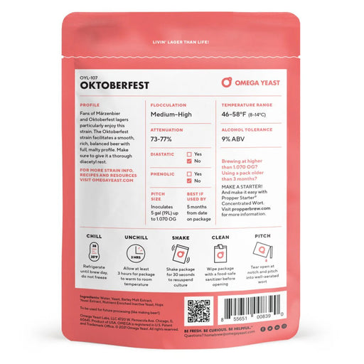 Levure liquide Omega Yeast - Oktoberfest (OYL-107)