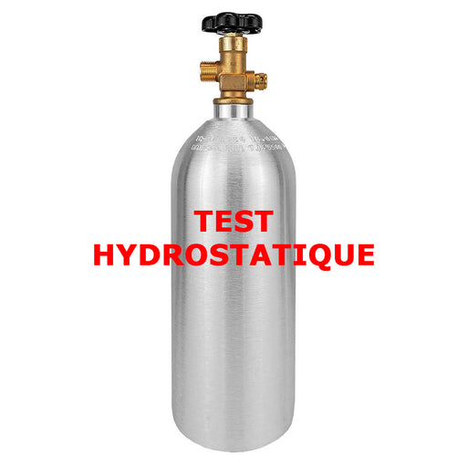 Test hydrostatique bonbonne co2