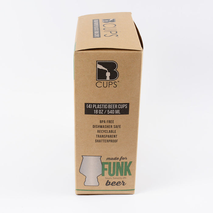 Verres en plastique Funk (4 pack) - B CUPS