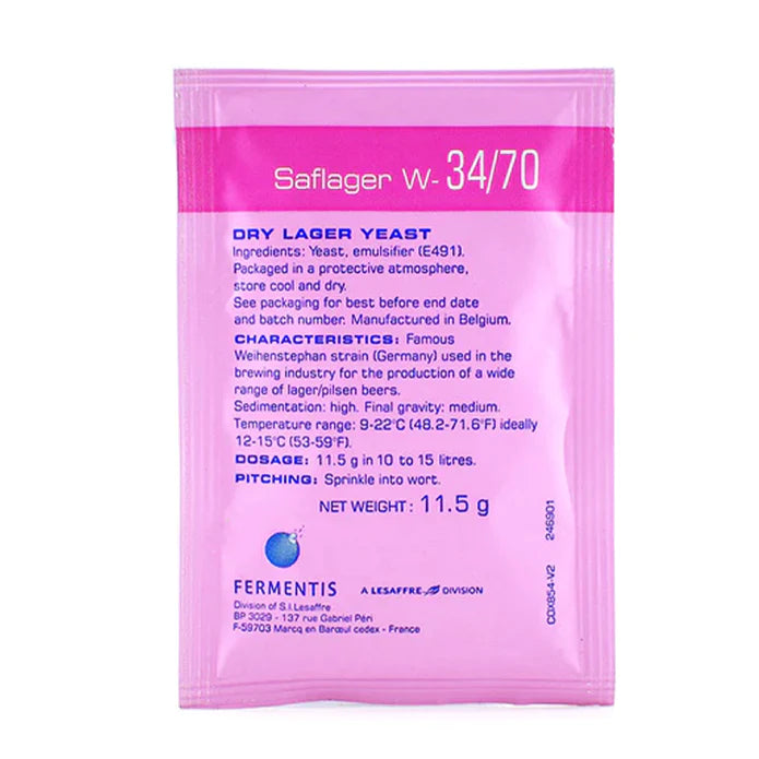 Fermentis - SafLager™ W-34/70 German Dry Lager Yeast