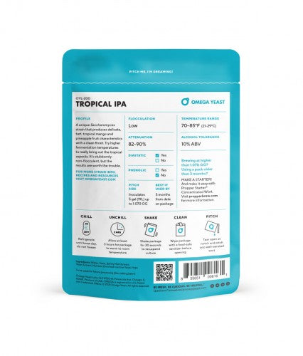 Omega Yeast - Tropical IPA ( OYL-200)